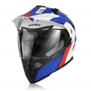 Шлем МОТО ACERBIS FLIP FS-606 WHITE/BLUE/RED/L/