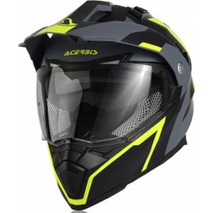 Шлем МОТО ACERBIS FLIP FS-606 BLACK/GREY/XXL/