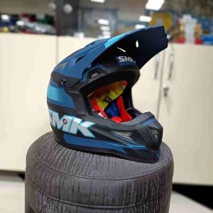 Шлем мото SMK ALLTERRA X-THROTTLE, цвет синий/чёрный (M)