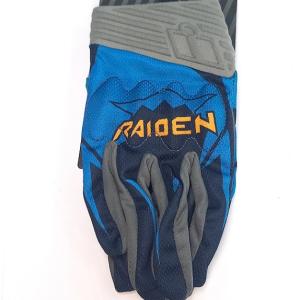 Перчатки ICON Raiden (черный/серый/синий, L)