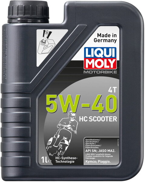 Масло Liqui Moly Scooter Power 5w40 4Т 1л