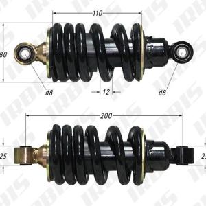 Амортизатор задний центральный KAYO CRF801-7L/L=360/