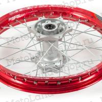 Колесо заднее XR250 1.85-18 (спицы)алюминий/красный6х153х125(звезда),6х140х121(диск) 