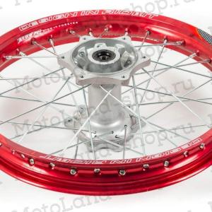 Колесо заднее XR250 1.85-18 (спицы)алюминий/красный6х153х125(звезда),6х140х121(диск) 
