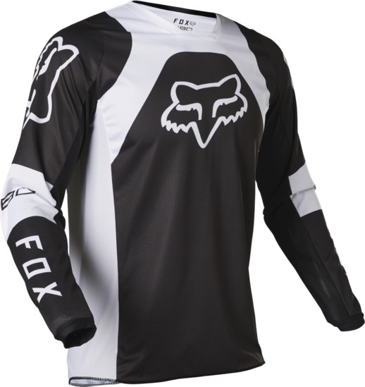 Джерси Fox 180 Lux Jersey (Black/White, L, 2022)